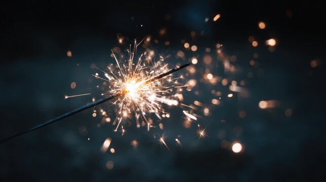 Sparkler celebration night