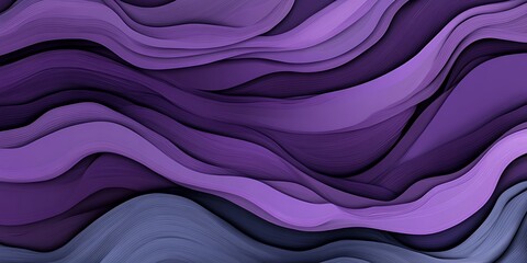 Violet Gradient Layers Artistry, Abstract Wavy Flowing Background Texture