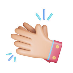 3D Clapping Hand Emoji Icon