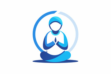 prayer sujud man smooth icon