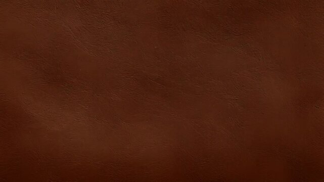 Subtle motion across a brown textured surface revealing a rich brown pattern of a simulated leather grain abstract.