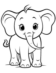 Black and White color pages for kids