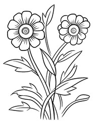 Black and White color pages for kids