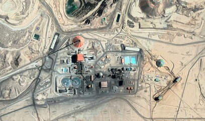 Chuquicamata Mine, Chile: Aerial View