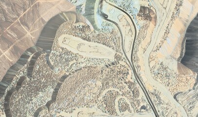 Chuquicamata Mine, Chile: Aerial View