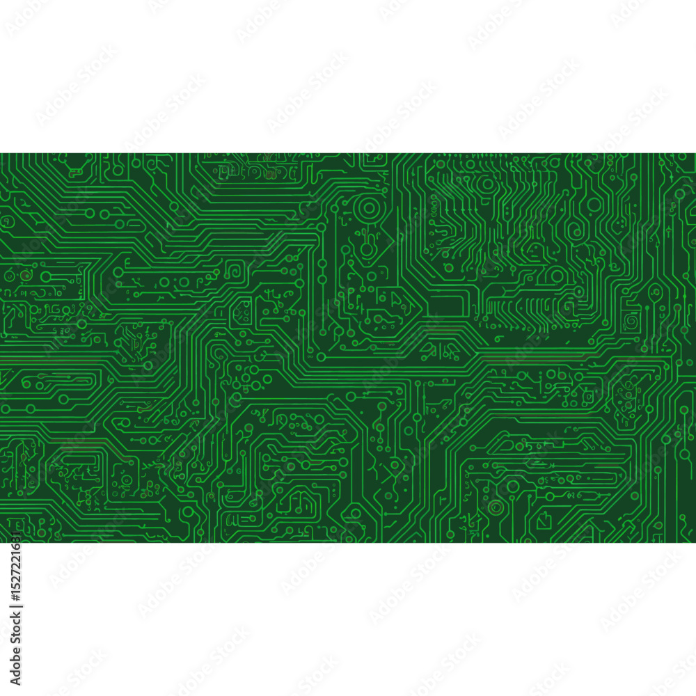 Poster clean modern digitalism background with copy text space green electronics blackboard vector