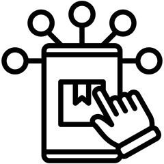 App Suite outline, mini illustration icon. use for modern concept, print, UI, UX kit, web and app development. Vector related to product offering, marketing, business.