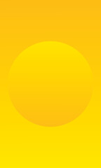 Abstract 3d yellow color circle frame design for backdrop product. Geometric background with copy space. Top view scene. Abstract blue background with circle frame. Vector EPS10