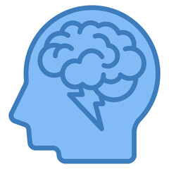 Brainstorming Icon Element For Design