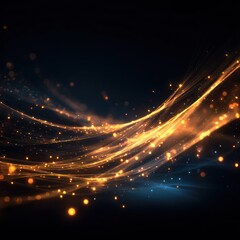 Fototapeta premium Glowing Abstract Energy Lines