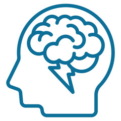 Brainstorming Icon Element For Design