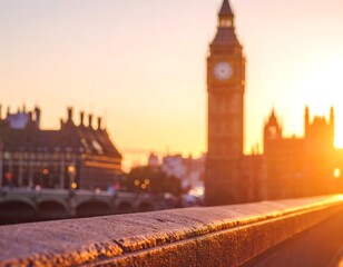 Sunset view of London Parliament