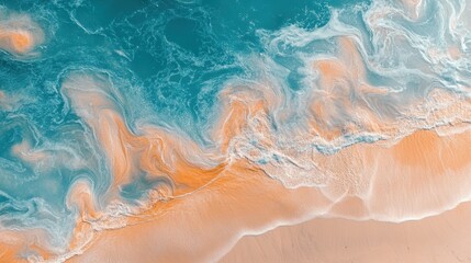 Obraz premium Serene Coastal Waterscape.