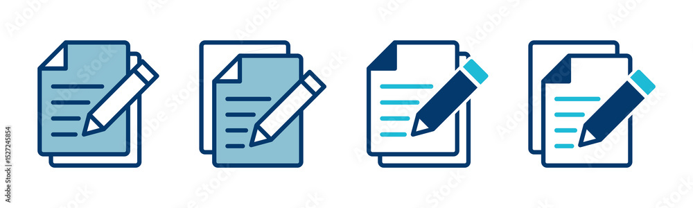 Poster note icon vector isolated on white background. taking note icon vector. edit line icon. document wri