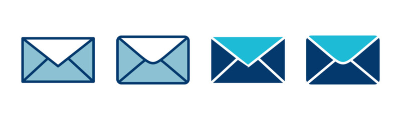 Mail vector vector icon isolated on white background. E-mail icon. Envelope illustration. Message