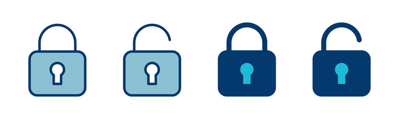 Lock icon vector isolated on white background. Encryption icon. Security symbol. Secure. Private