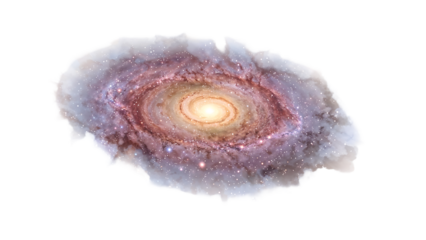 Mesmerizing Spiral Galaxy Cosmic Dust and Stellar Formation