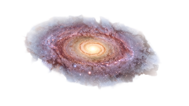 Mesmerizing Spiral Galaxy Cosmic Dust and Stellar Formation