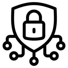 Cybersecurity Icon Element For Design