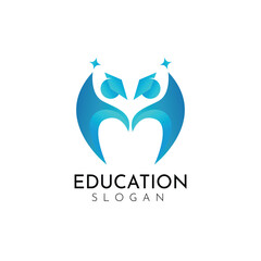 Obraz premium education, learning, teaching, coaching, study logo