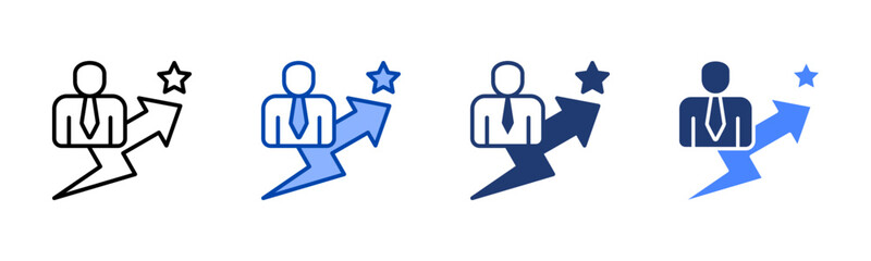 Personal Development icon sheet multiple style collection