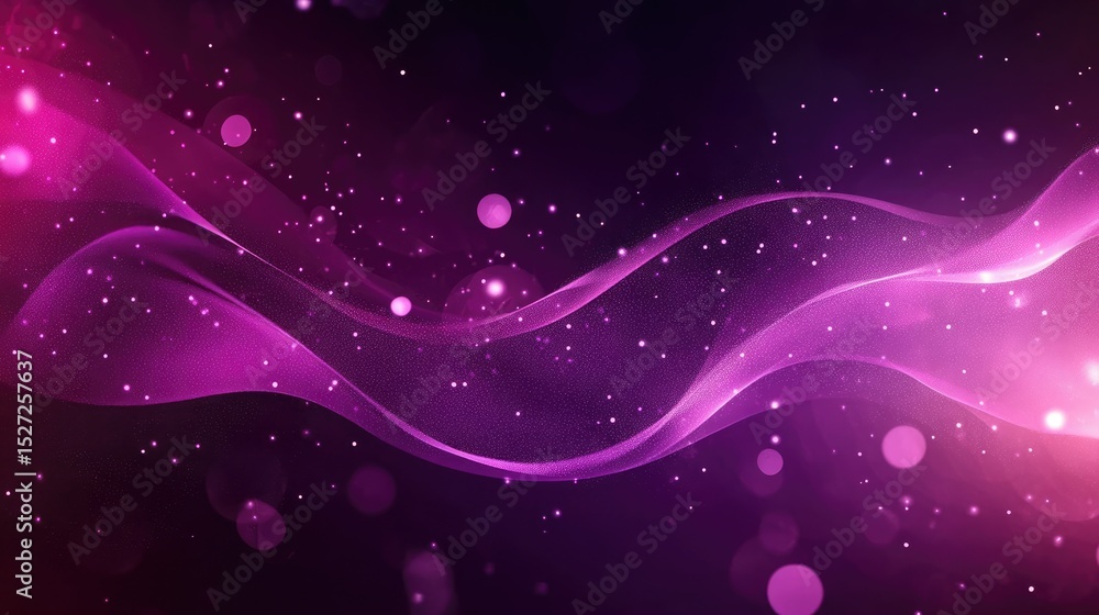 Poster bright purple bent abstract design with vibrant plum glossy texture combined with subtle glare effec