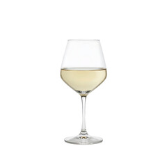 Fototapeta premium Elegant White Wine Glass Perfect for Tasting and Enjoying