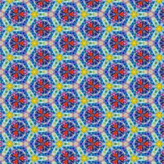 very elegant and beautiful multicolor abstract seamless pattern