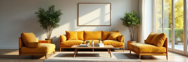 Serene living room in a mediation home, featuring calming colors, natural light, and comfortable seating arrangements conducive to peaceful conflict resolution , plants, room