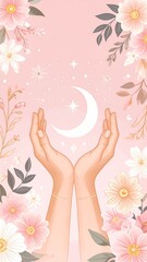 wallpaper, divine feminine energy, soft pastel colors
