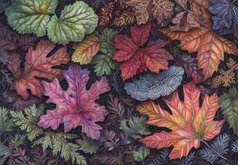 Autumn Leaves A Colorful Collection of Fall Foliage