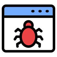 Web Crawler Icon Element For Design