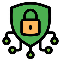 Cybersecurity Icon Element For Design