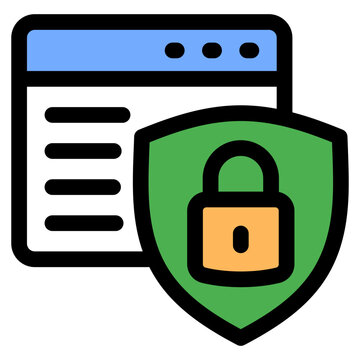 Https Lock Icon Element For Design