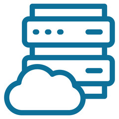 Data Center Icon Element For Design