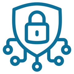 Cybersecurity Icon Element For Design