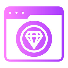 website gradient icon