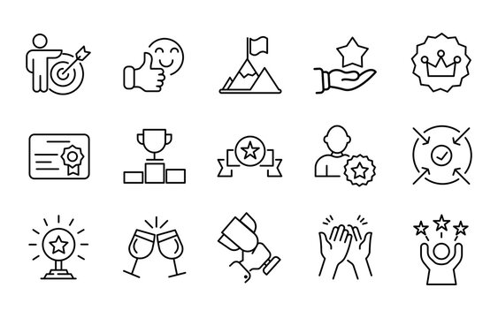 Achieving your goals icon