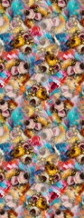 Fototapeta premium colorful fabric texture