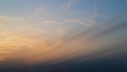 "Gradient Sky Texture After Sunset – Soft Evening Colors for Atmospheric Backgrounds"