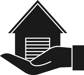 Real Estate Icon Glyph