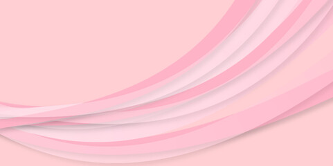 Light Pink Abstract Wave Background for Business and Presentation Design.