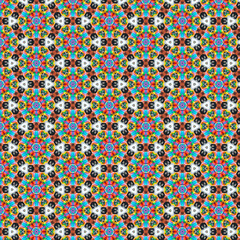 very elegant and beautiful multicolor abstract seamless pattern