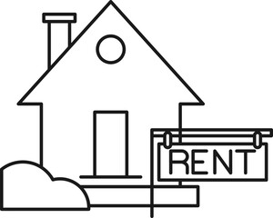 Real Estate Rent Icon