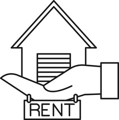 Real Estate Rent Icon