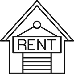 Real Estate Rent Icon