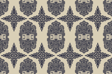 Motifs African boho paisley Floral Ikat pattern embroidery border. Ethnic ikat floral Ethnic Indian Pattern Ikat pattern Ethnic Pattern.Border indian floral Aztec embroidery border seamless patterns.