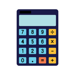 calculator glyph icon set. calculator icon set. accounting calculator symbol. calculator sign for app, ui and website. vector illustration on transparent background