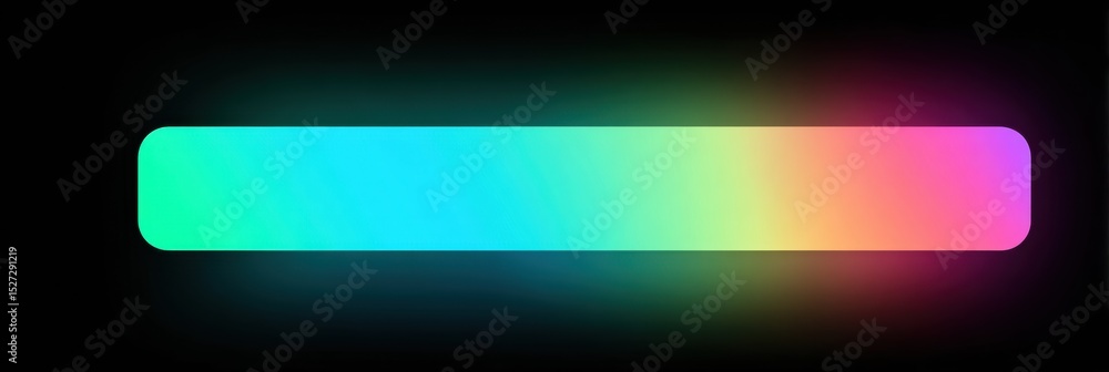 Aufkleber Calm Color Gradient Glowing From Mute Icon With Left Side Open Showcasing Vibrant Hues and Soft Illumination