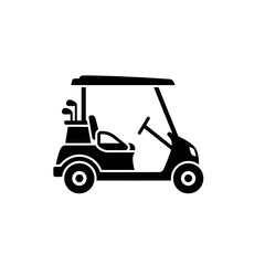 Fototapeta premium Golf Cart Icon